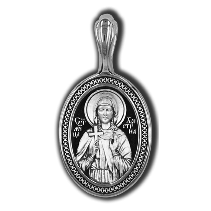 18460 Святая мученица Христина. Образок.