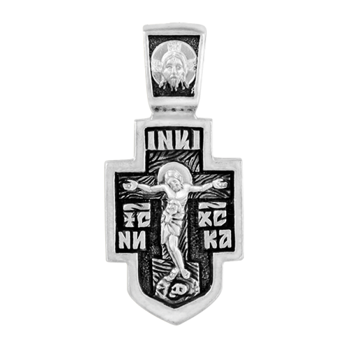 3490 Православный крест, серебряный