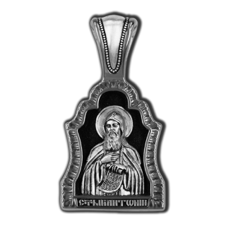 18618 Преподобный Антоний Печерский. Образок.