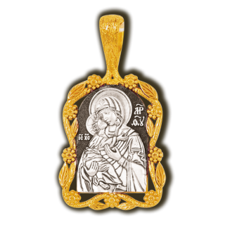 Владимирская икона Божией Матери. Образок.