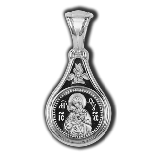 18325 Владимирская икона Божией Матери. Образок.