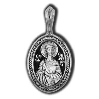 18549 Великомученица Екатерина. Образок.